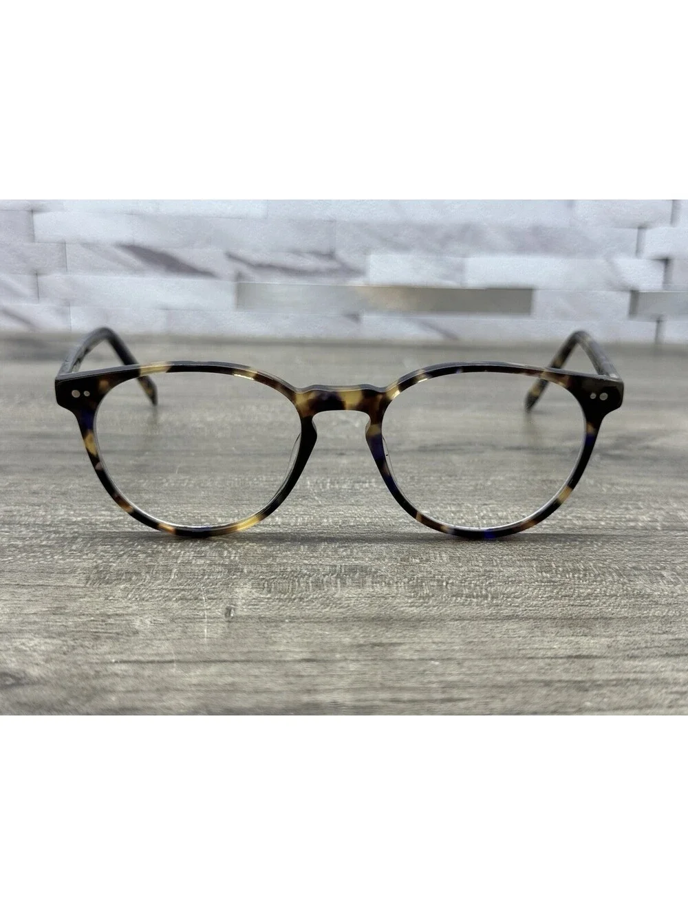 Warby Parker Blakeley M 252 Eyeglasses Tortoise Round Frame 50-18-142